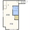 リヴィエール２３ 1Rの間取り