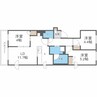 クラッセ札幌シティアクシア・ノーステラス 3LDKの間取り
