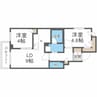 クラッセ札幌シティアクシア・ノーステラス 2LDKの間取り