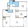 クラッセ札幌シティアクシア・サウステラス 3LDKの間取り