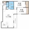 GRAN SKY　グランスカイ 2LDKの間取り