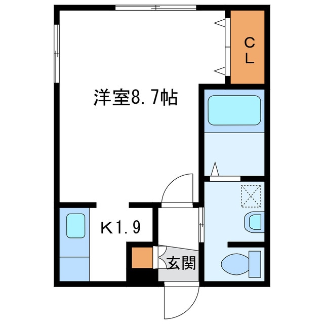 間取り図 Jentile43°　ジェンティーレ43°
