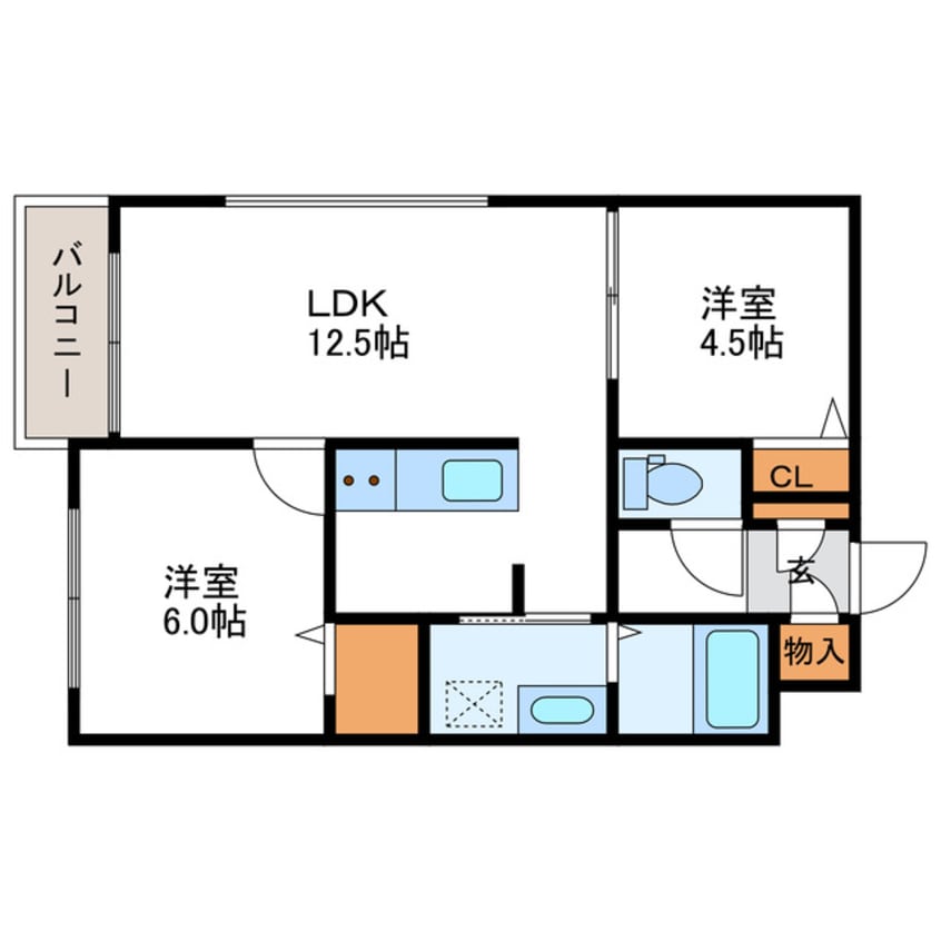 間取図 Premiere N21　プルミエールN21