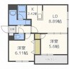 Premiere N21　プルミエールN21 2LDKの間取り