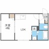 PRIMAVERA　プリマヴェーラ 1DKの間取り