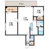 CHIARO SAPPORO　キアロサッポロ 2LDKの間取り
