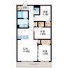 CHIARO SAPPORO　キアロサッポロ 3LDKの間取り