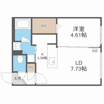 間取図 レスツオン北13