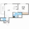 nid・nord　ニノール 1LDKの間取り