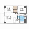 MODENA近代美術館　モデナ近代美術館 2LDKの間取り
