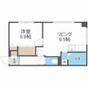プレジールSIGEMI 1DKの間取り