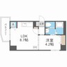 LEE北9条 1LDKの間取り