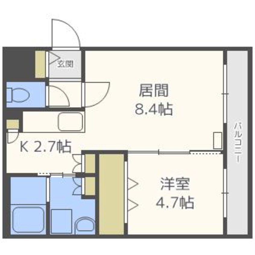 間取図 LA・y’s　ラ・ワイズ