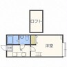 compartment環状通　コンパートメント環状通 1Kの間取り