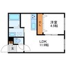 CIAFUL　シアフル 1LDKの間取り