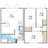 クレールⅠ 3LDKの間取り