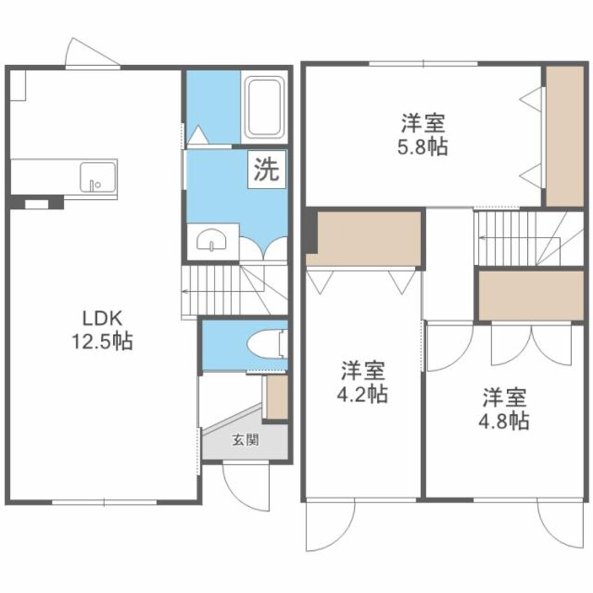 間取図 クレールⅡ
