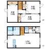 ラポルティ北19条 3LDKの間取り