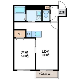 間取図 インセンス札幌北11条