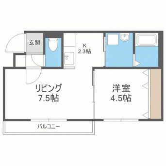 間取図 Balboni N17　バルボーニN17