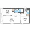 ASTAGE八軒　アステージ八軒　 2LDKの間取り