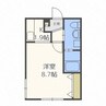 エレンディル 1Kの間取り