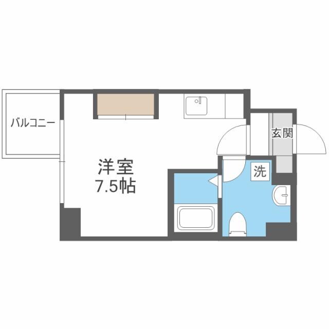 間取り図 プライマル札幌北18条
