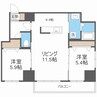 グラン札幌 2LDKの間取り