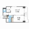 ティアラN５ 1LDKの間取り