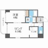 ティアラN６ 1LDKの間取り