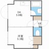 FRESA　フレサ 1DKの間取り