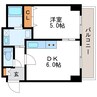 イル・フィオーレ 1DKの間取り