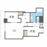 サムティタワーN26 2LDKの間取り