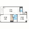 ラムーネミ 2LDKの間取り
