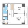 KレジデンスN23 1LDKの間取り