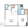 KレジデンスN23 1LDKの間取り