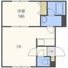 CREA北22条　クレア北22条 1LDKの間取り