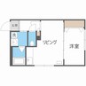 RAFFINE N20WEST　ラフィーネN20ウエスト 1DKの間取り