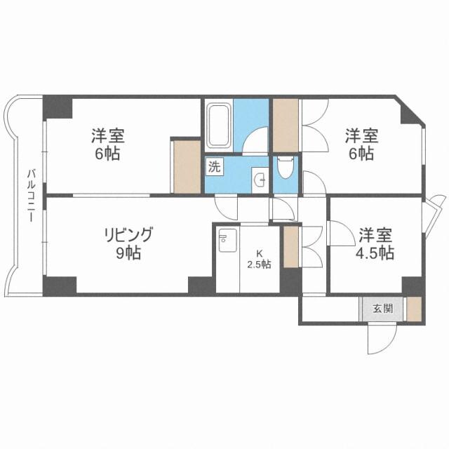 間取り図 メルバＮ１４