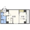 レジディア札幌駅ノース 1LDKの間取り