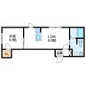 E-horizon北大前　イーホライズン北大前 1LDKの間取り