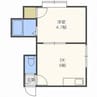 ファーストＪ１７ 1DKの間取り