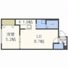 リージェントS札幌 1LDKの間取り