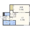 リージェントN札幌 1LDKの間取り