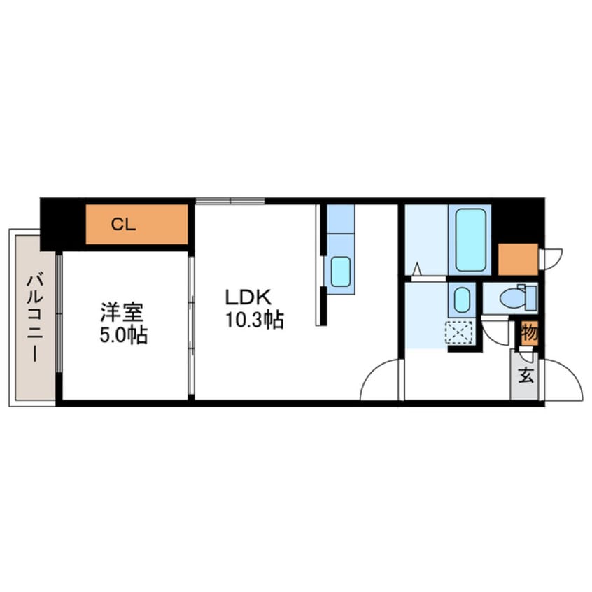 間取図 サザンランドマーク北大