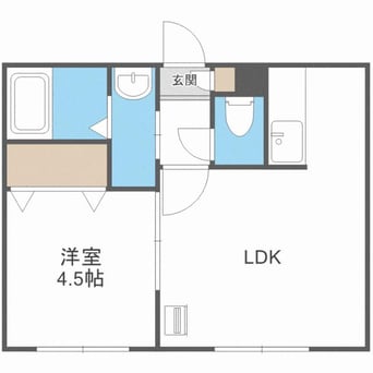 間取図 Angeaile43°　アンジュエール43°