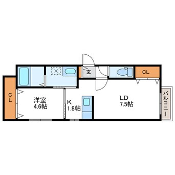 間取図 オルタナティブN17