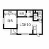 Ergo　エルゴ 1LDKの間取り