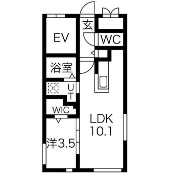 間取図 ASTAGE北9条　アステージ北9条