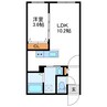 ASTAGE北9条　アステージ北9条 1LDKの間取り